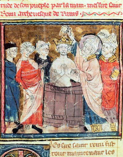 San Remigio, vescovo di Reims da French School