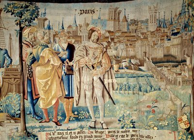 Fondazione della città di Parigi. Il re Francesco I (1494-1547) decise di stabilire la sua capitale permanente a Parigi al suo ritorno dalla prigionia nel 1527 da French School