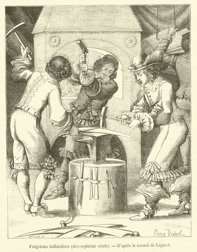 Fabbri ferrai, diciassettesimo secolo da French School