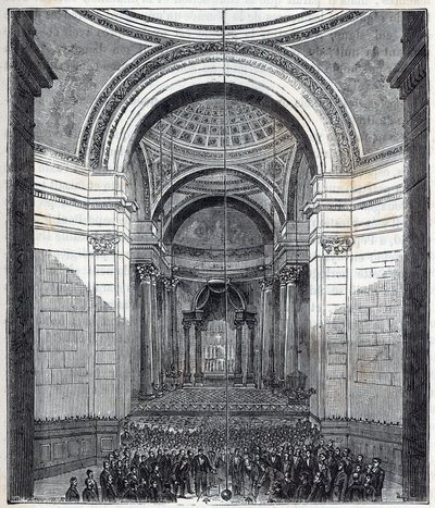 Pendolo di Foucault - Pendolo di Foucault nel Pantheon, Parigi da French School