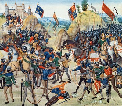 Battaglia di Crecy dalla Guerra dei Cent