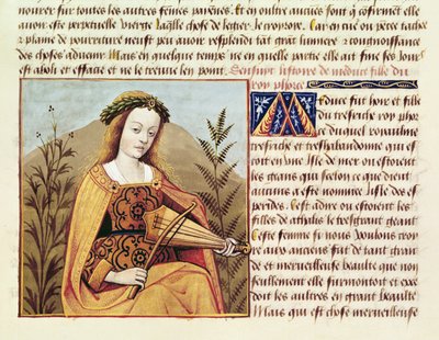 Donna che suona una viola, da 