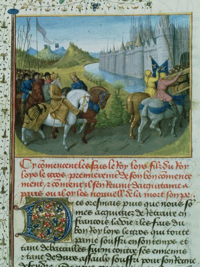 Ingresso di Luigi VII a Costantinopoli con l