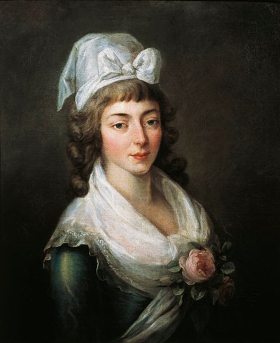 Francia, Parigi, Versailles, Ritratto di Madame Roland (Marie-Jean Roland de la Platiere) da French School