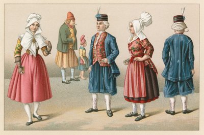 Costume francese del XIX secolo da French School