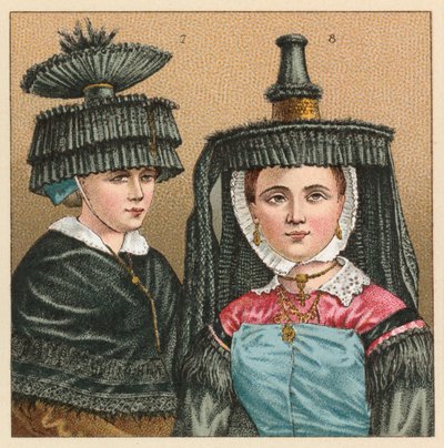 Costume francese del XIX secolo da French School