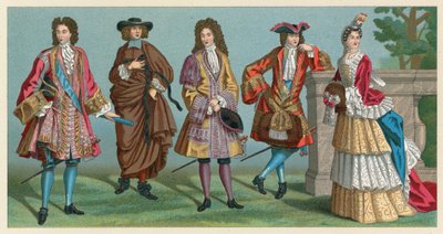 Costume francese XVII-XVIII secolo da French School
