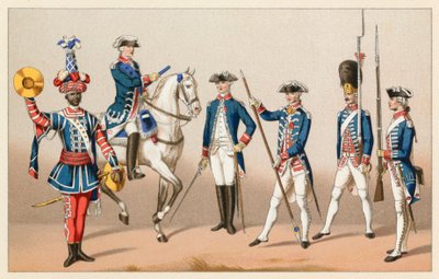 Costume francese del XVIII secolo da French School