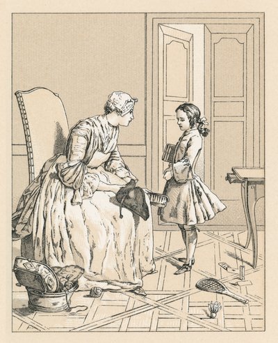 Costume francese XVIII secolo da French School