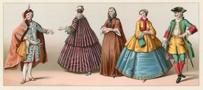 Francia XVIII secolo Costume da French School