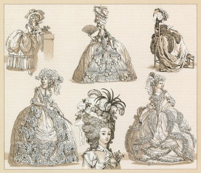 Francia XVIII secolo Costume da French School