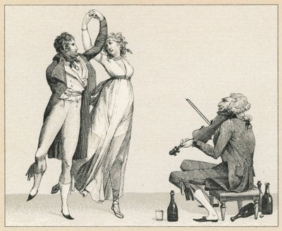 Costume francese del XVIII secolo da French School