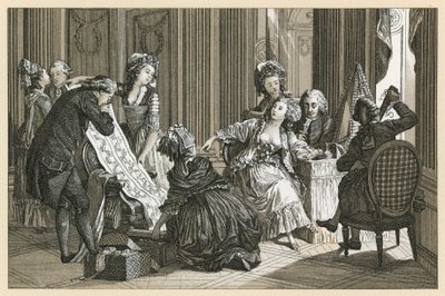 Costume francese del XVIII secolo da French School