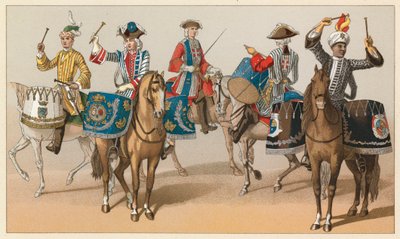 Costume francese del XVIII secolo da French School