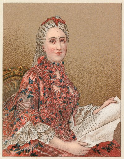 Costume del XVIII secolo in Francia da French School