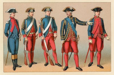 Costume francese del XVIII secolo da French School