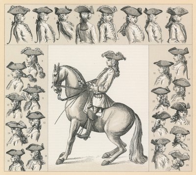 Costume francese del XVIII secolo da French School