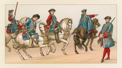 Costume francese del XVIII secolo da French School