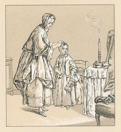 Costume francese XVIII secolo da French School