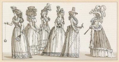 Costume francese del XVIII secolo da French School