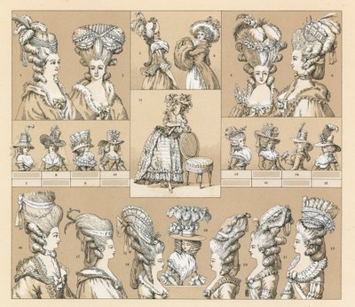 Costume francese del XVIII secolo da French School