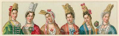 Costume della Francia del XVII secolo da French School