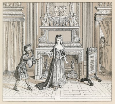 Costume francese del XVII secolo da French School