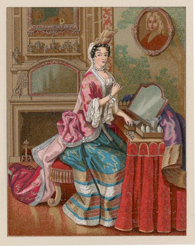 Costume francese del XVII secolo da French School