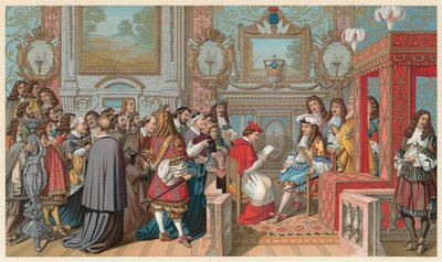 Costume francese del XVII secolo da French School