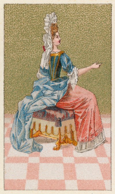 Costume francese del XVII secolo da French School