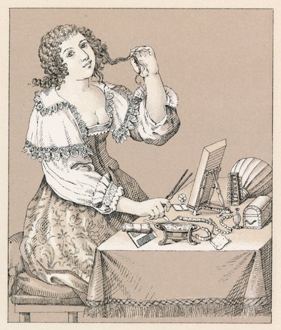 Costume francese del XVII secolo da French School