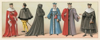 Costume del XVI secolo in Francia da French School