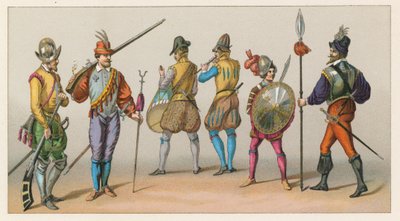 Costume della Francia del XVI secolo da French School