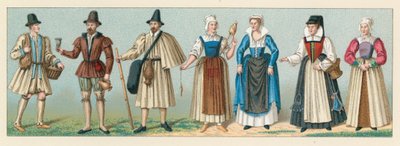 Costume della Francia del XVI secolo da French School