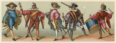 Costume francese del XVI secolo da French School