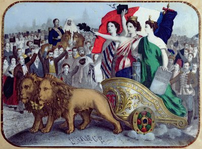 La Francia proclama la Libertà, 1848 da French School