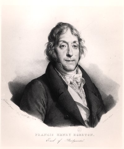 Francis Henry Egerton (1756-1829) Conte di Bridgewater, inciso da François Seraphin Delpech (1778-1825) 1824 da French School