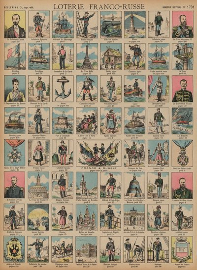 Gioco della lotteria franco-russa da French School