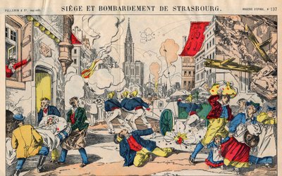 Guerra franco-prussiana (1870-1871), il 23 agosto 1871, Strasburgo fu bombardata e dovette arrendersi il 28 settembre da French School
