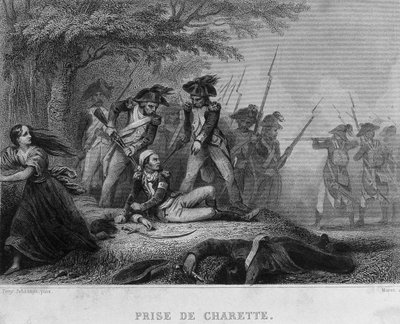 Francois-Athanase de Charette de la Contrie - in "Rivoluzione francese" di Thiers, XIX secolo da French School