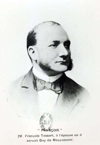 Francois Tassart, valletto di Guy de Maupassant (1850-93), da La Fin de Maupassant di Georges Normandy, pubblicato nel 1927, Parigi da French School