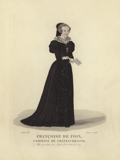 Françoise de Foix, contessa di Chateaubriand da French School