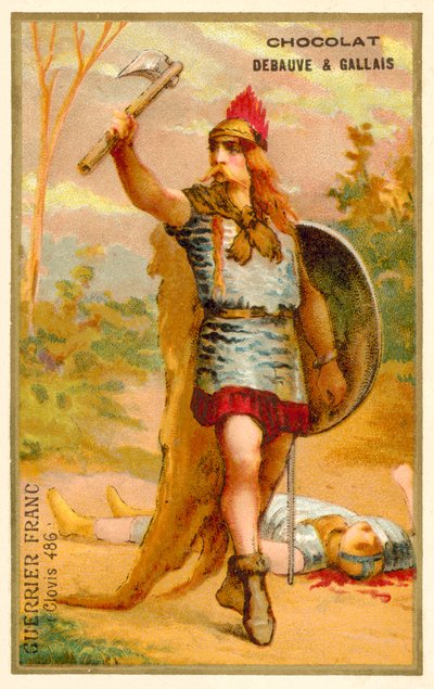 Guerriero franco del tempo di Clodoveo I, 486 da French School