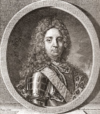 François-Marie de Broglie, primo duca di Broglie, 1671-1745. Leader militare francese. Da Les Heures Libres pubblicato nel 1908 da French School