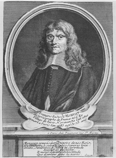 François Eudes de Mézeray (incisione) da French School