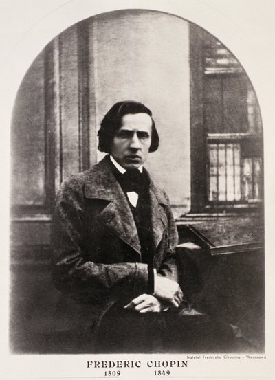 Frédéric Chopin (1810-49) inciso da un dagherrotipo da French School