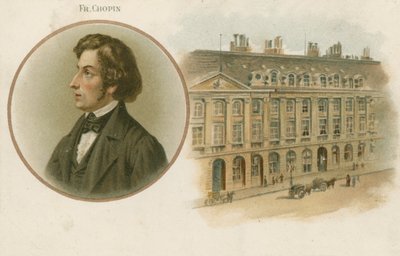 Frédéric Chopin, compositore e pianista virtuoso polacco da French School