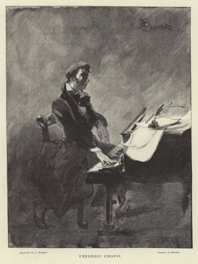 Frédéric Chopin, pianista e compositore polacco da French School