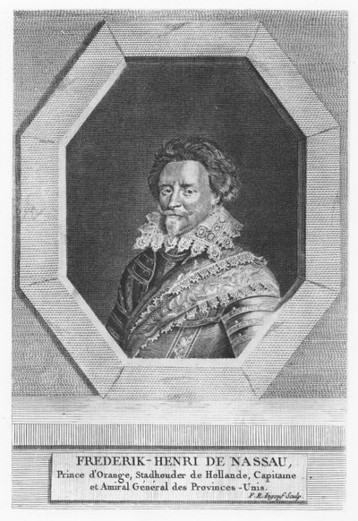 Federico Enrico, Principe di Orange-Nassau (incisione) da French School