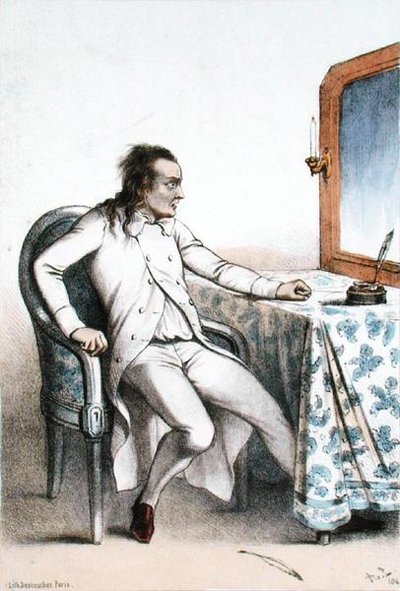 Frederick Lemaitre (1800-76) nel ruolo di Georges Maurice da 